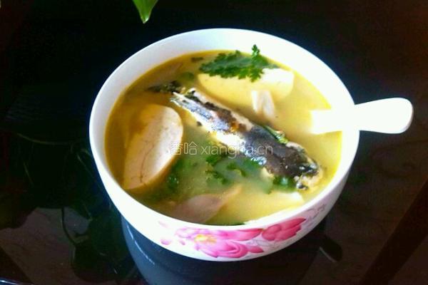 黄辣丁平菇豆腐汤的做法图解11