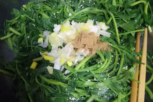 凉拌苜蓿的做法图解2