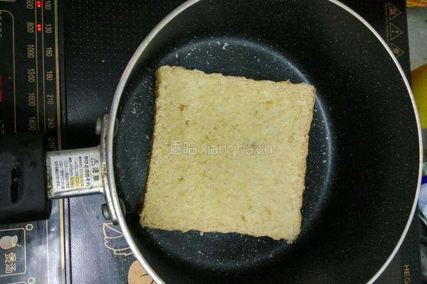 芝士火腿三明治的做法图解2