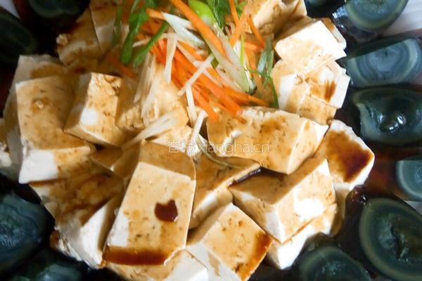 皮蛋拌豆腐的做法图解8