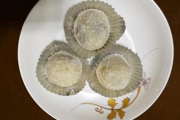 豆沙糯米滋的做法图解10