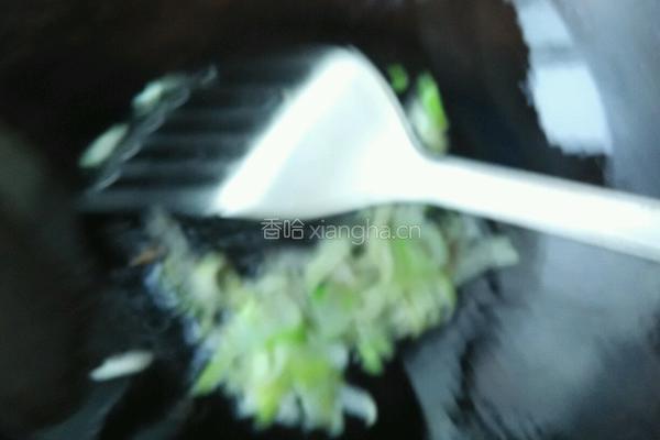 油菜蚝油香菇的做法图解5