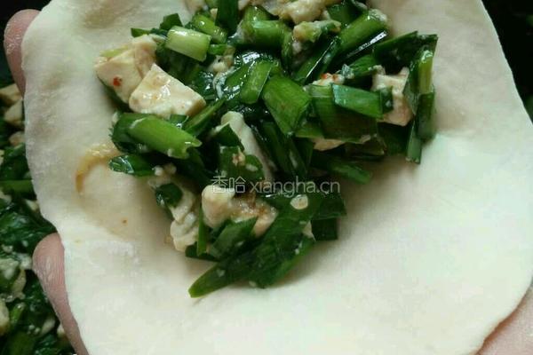 韭菜豆腐包子的做法图解6