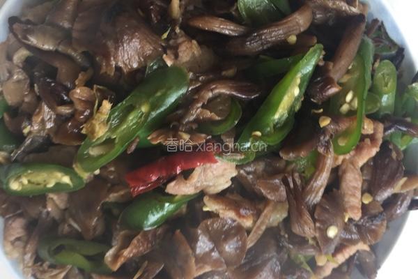 榛蘑尖椒肉丝