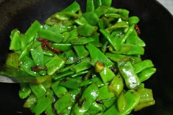 清炒芸豆的做法图解4