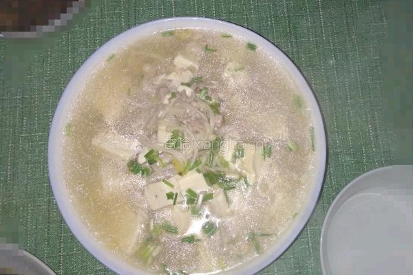 豆腐金针菇肉汤的做法图解6