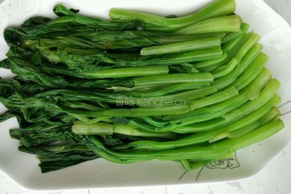 香菇菜心的做法图解2
