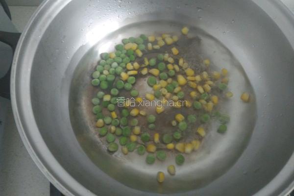 菠萝炒饭的做法图解4