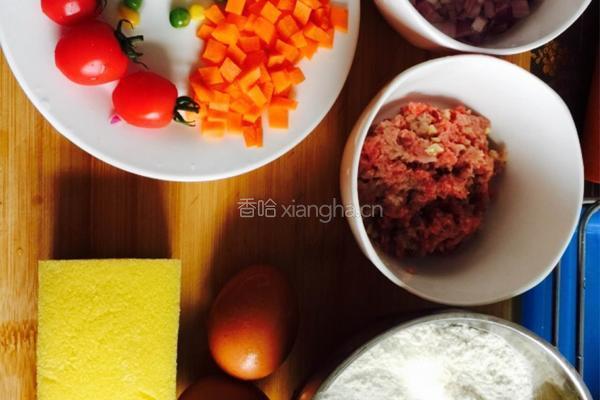 中式披萨之（摊糊饼）的做法图解1