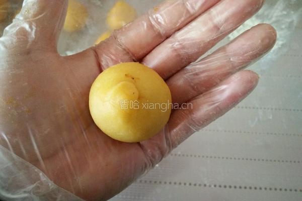 枣泥蛋黄饼的做法图解17