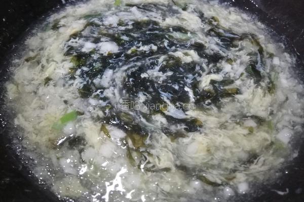 老屋私房菜紫菜蛋花汤的做法图解5