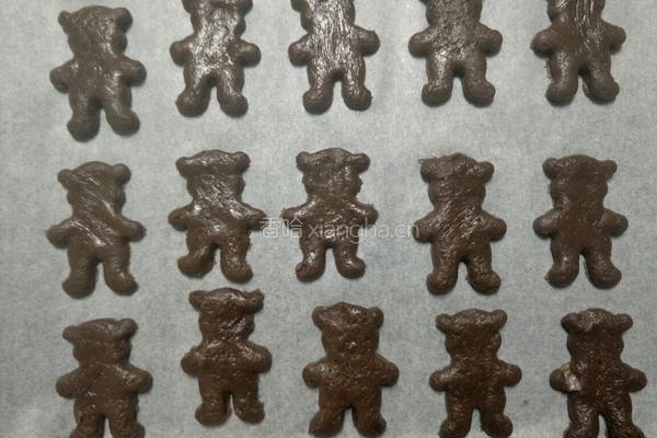 可可小熊饼干的做法图解11