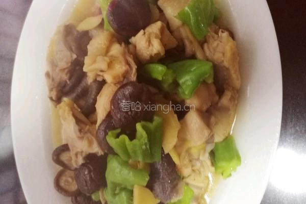 香菇青椒炒鸡块的做法图解13