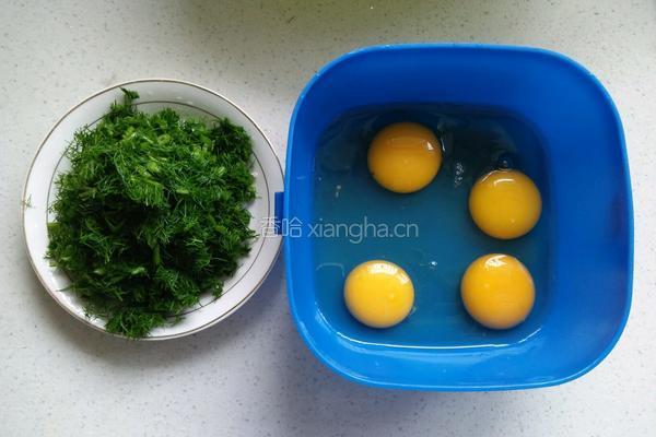 茴香炒鸡蛋的做法图解3