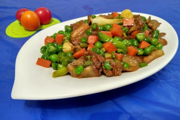 豌豆炒肉的做法图解10
