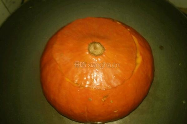 南瓜盅的做法图解2