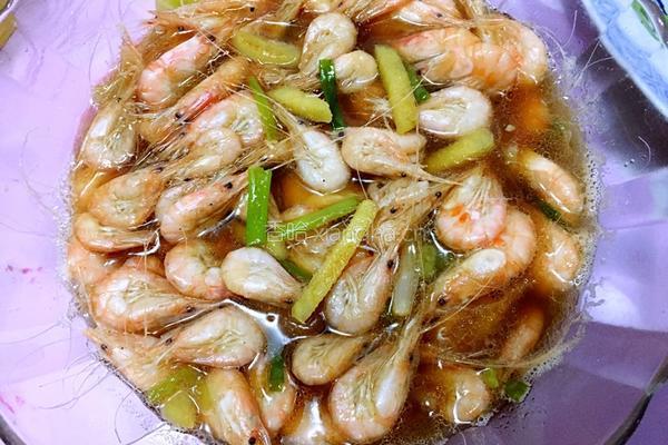 盐水白米虾