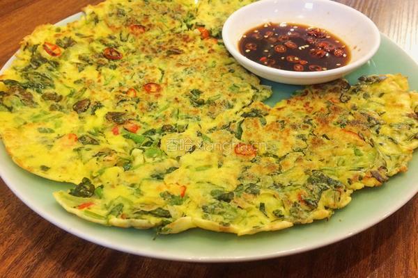 西洋菜煎饼的做法图解7