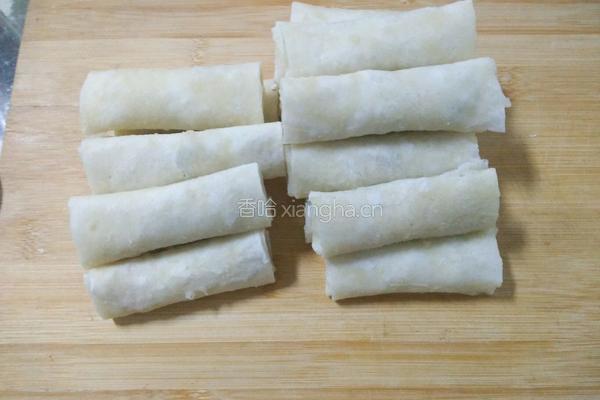茴香鸡蛋春卷的做法图解10