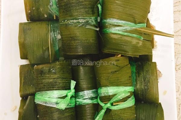 粽叶糯米排骨的做法图解13