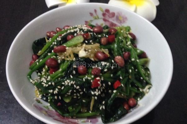 凉拌菠菜的做法图解6