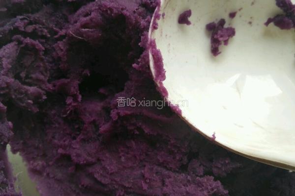 山药紫薯糍的做法图解4