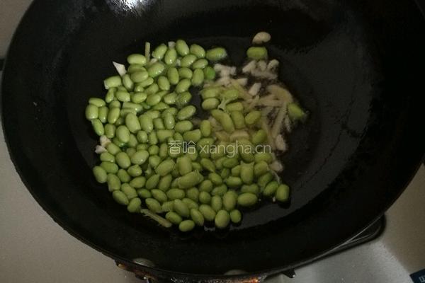 毛豆萝卜梗的做法图解6