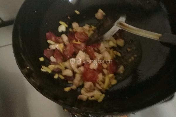 腊肠豆瓣的做法图解6