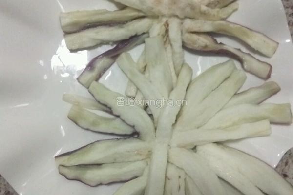 菊花茄子的做法图解4