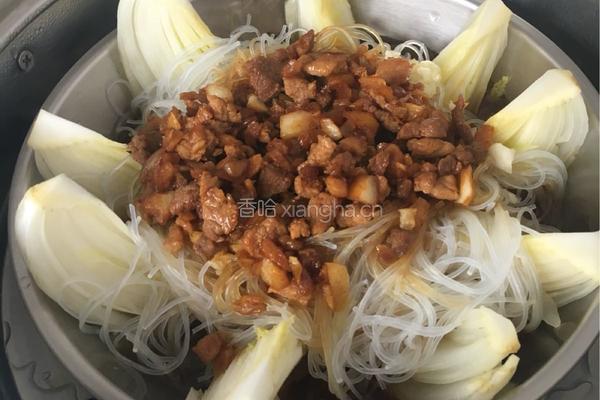 蒜蓉粉丝娃娃菜的做法图解12