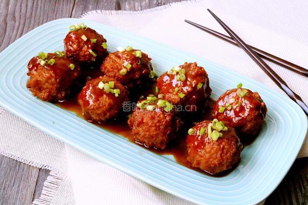 红烧肉丸包鹌鹑蛋的做法图解31