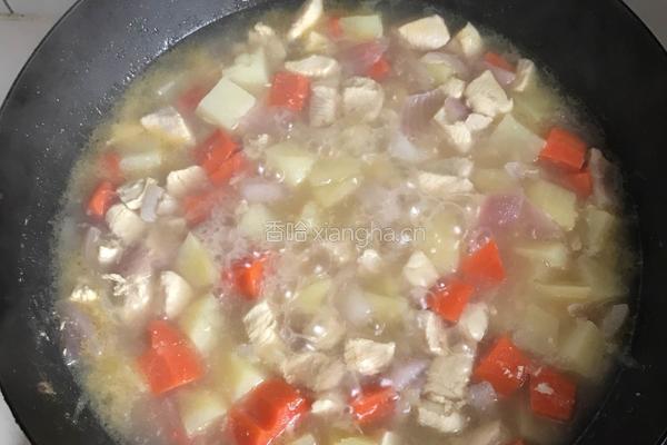 咖喱鸡肉饭的做法图解8
