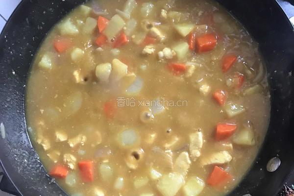 咖喱鸡肉饭的做法图解10
