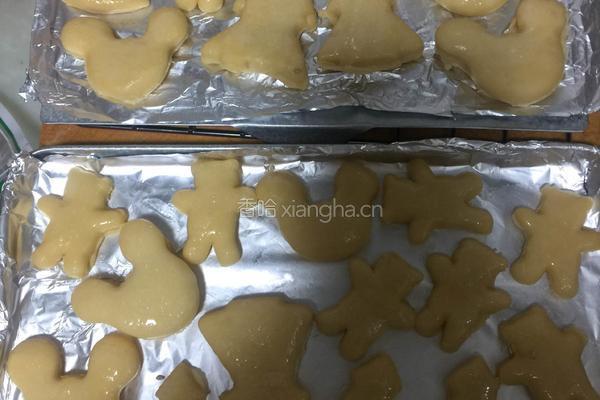可爱造型大饼干的做法图解3