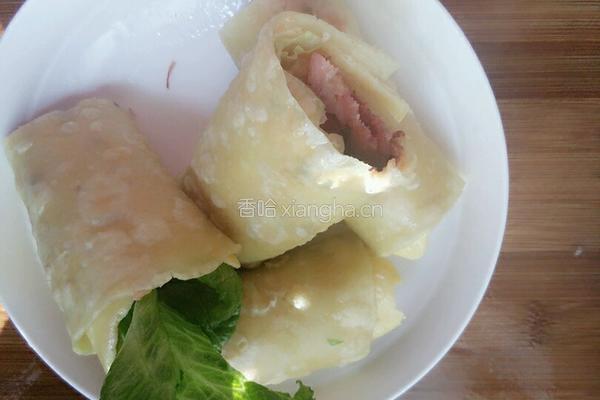 蔬菜培根鸡蛋卷饼的做法图解12