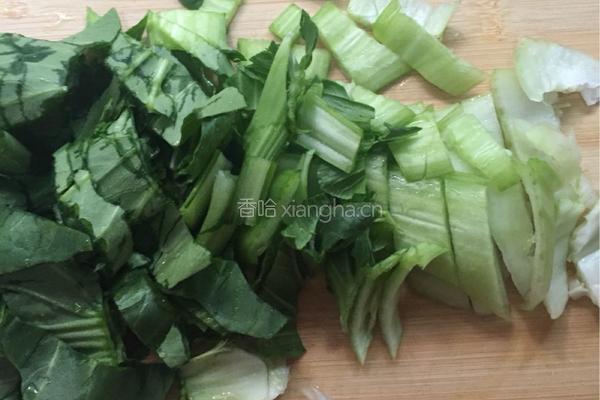 油豆腐青菜的做法图解1