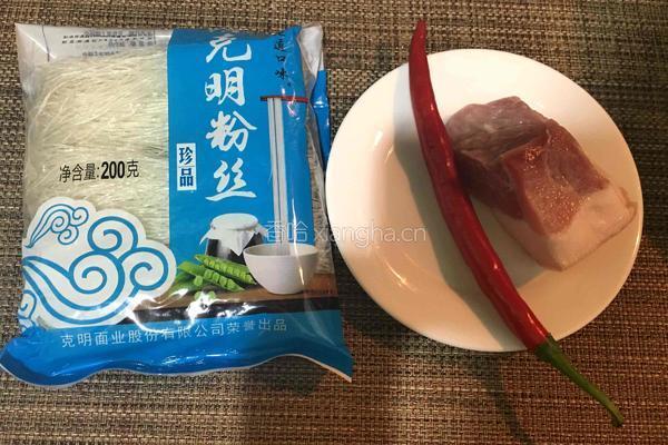 蚂蚁上树的做法图解1