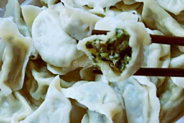 马哈鱼韭菜饺子的做法图解11