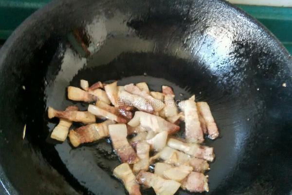 豆芽蒜苗五花肉的做法图解8