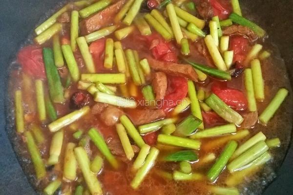腊肉炒饼的做法图解9