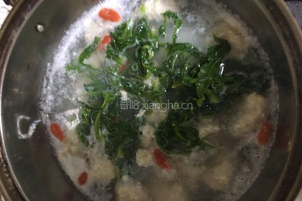 水汆嫩肉丸的做法图解14