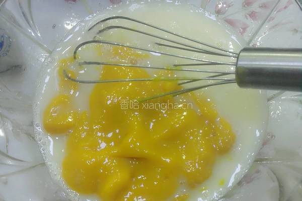 六寸芒果酸奶慕斯的做法图解6
