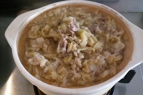 酸菜肥牛的做法图解10