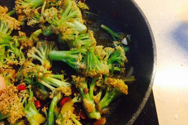 小炒培根菜花的做法图解16