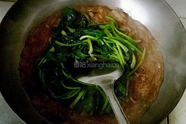 菠菜炖粉条的做法图解9