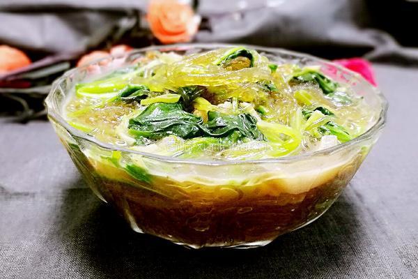 菠菜炖粉条的做法图解11