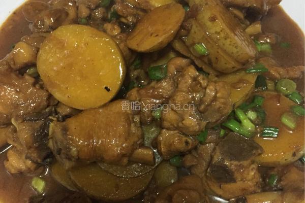 鸡腿红烧土豆片
