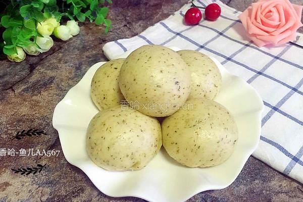 菠菜馒头的做法图解6