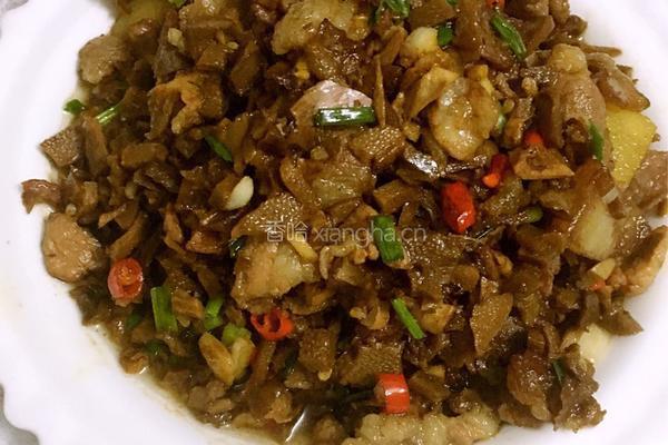 小炒干笋的做法图解6