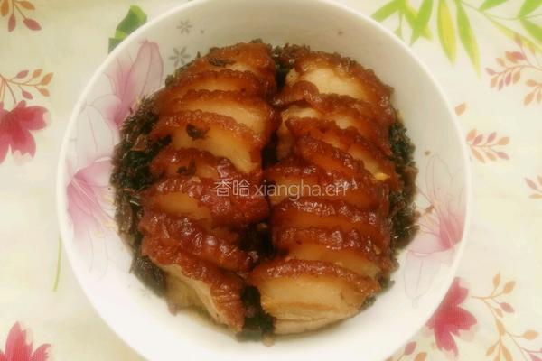 梅菜扣肉的做法图解15